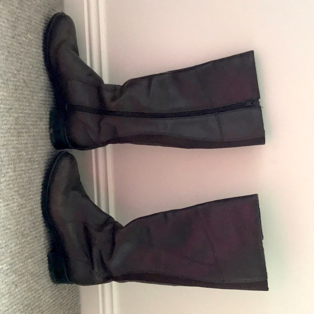 Brown leather boots regatta